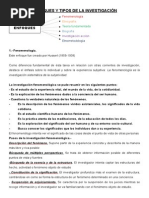 Enfoques y Tipos de La Investigación