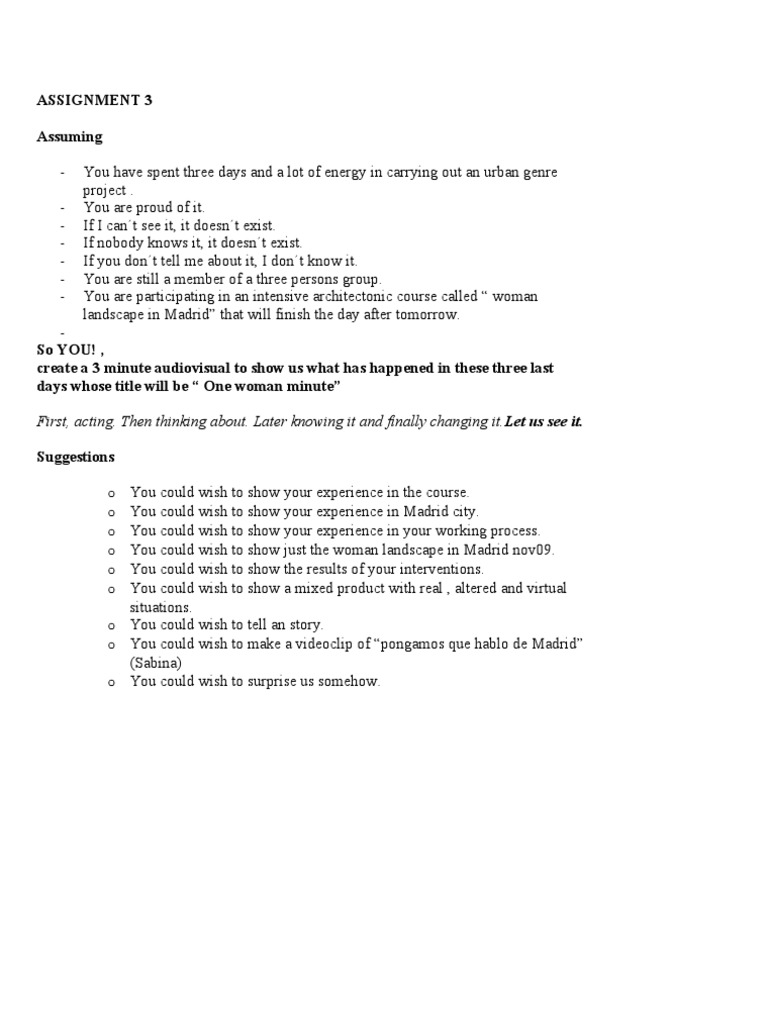 Athens 09.assignment Three | PDF | Home & Garden