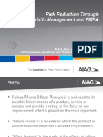 FMEA and Characteristics