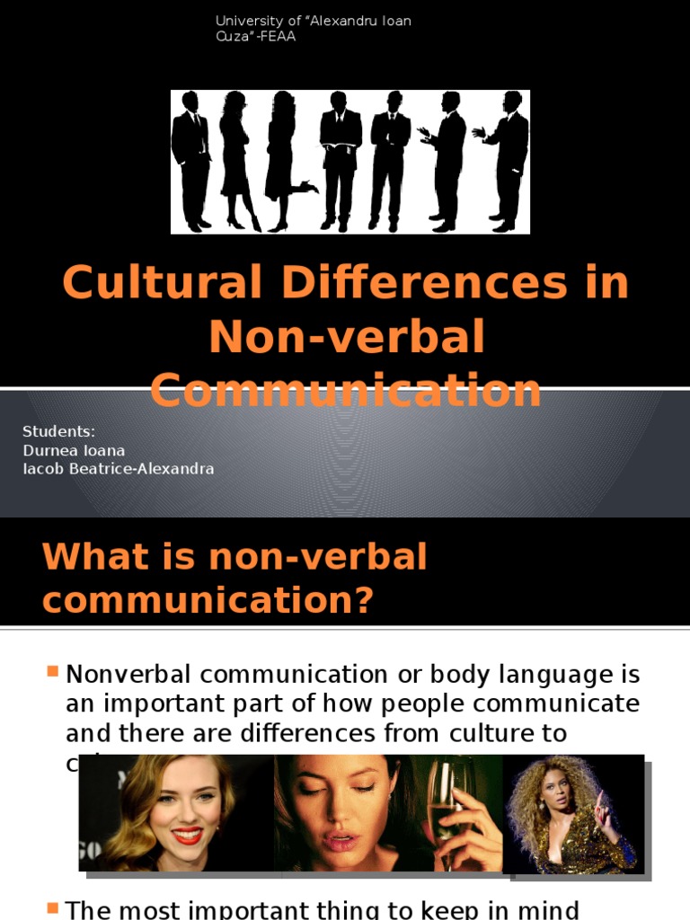 Cultural Variations in Nonverbal Communication | PDF | Interpersonal ...