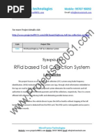 RFID Based Automatic Toll Collection System