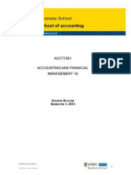 ACCT1501 Accounting and Financial Management Course Outline S12015