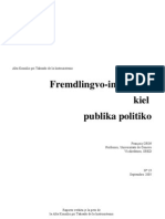 Fremdlingvo-Instruado Kiel Publika Politiko
