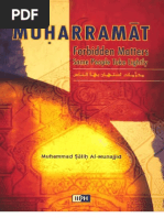 Muharramat Forbidden Matters Taken Lightly