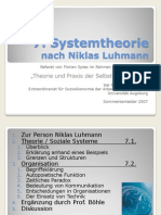 Luhmann - Systemtheorie