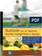Nutricion en El Deporte Ayudas Ergogenicas y Dopaje