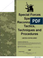 US Army FM 31-20-5 - Special Forces Special Reconnaissance Tactics, Techniques and Procedures - March 1993