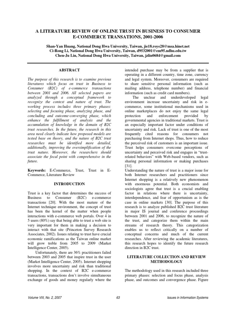 Literature review on impact of e commerce picture