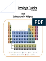 Tema 6 La Industria de Los Halógenos PDF