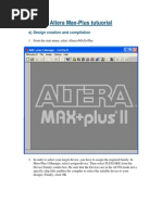 Altera Max Plus Tutorial