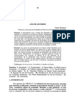 Aula 4 - MEDAUAR, Odete. Atos de Governo