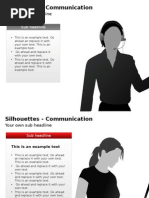 Powerpoint Silhouettes Communication