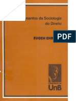 Euger Ehrlich Fundamentos Da Sociologia Do Direito 1986