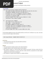 Linux Ifconfig Command Output Explained