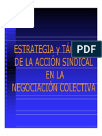 Estrategias y Tacticas de La Accion Sindical en La Negociacion Colectiva Clase