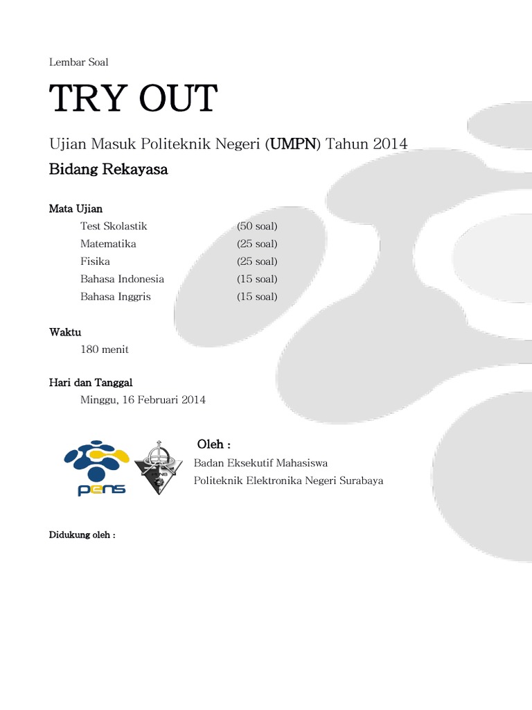 Contoh Soal Sbmpn Politeknik 2020 Mathlaul Khairiyah