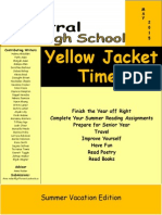 Yellow Jacket Times: Summer Vacation Edition