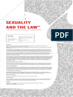 Gender, Sexuality and The Law