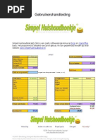 Download Gebruikershandleiding Simpel huishoudboekje by simpelhuishoudboekje SN26519532 doc pdf