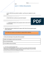 U1l4 Online Documents Worksheet