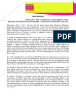 PressRelease - IM-DEFENSORAS CONCERNED ABOUT NEW AGGRESSION AGAINST BETTINA CRUZ, MEXICAN DEFENDER OF THE ISTHMUS OF TEHUANTEPEC TERRITORY (OAXACA) (130515) English