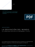 PDFLa Desviación Del Mundo - La Curaduría Después de Szeemann y Hopps.