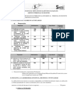 Calificación factores escalafonarios personal no docente Guanajuato