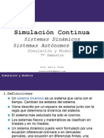 SyM - Clase 9 Simulación Continua