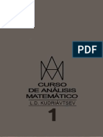 127067233 Curso de Analisis Matematico Editorial Mir Tomo I Kudriavtsev en Espanol