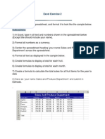 Excel Exercise 2