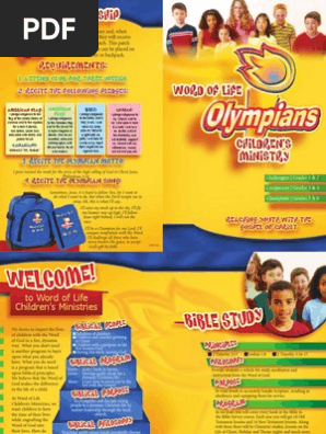 Word of Life Olympians Children's Ministry Program Overview