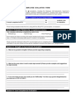 Employee Evaluation Form 2