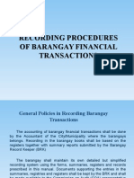 Barangay Financial Transactions Recording Procedures Presentation