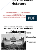 Rise of The Mass Dictators Hitler 1