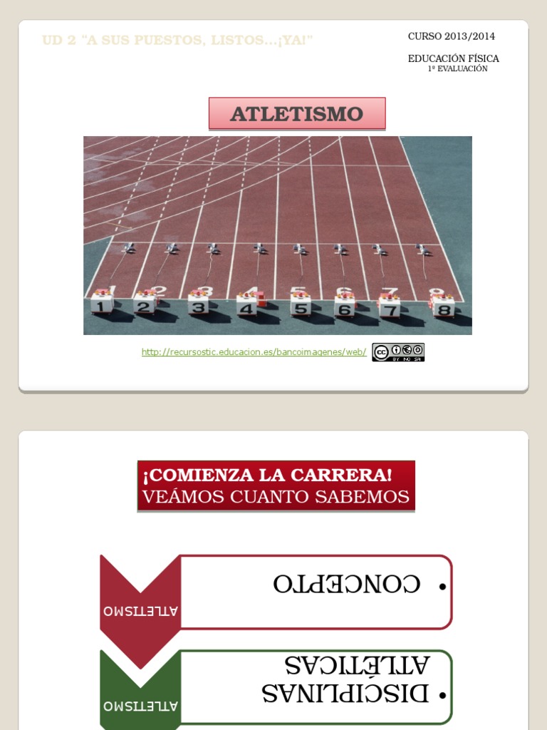 Atletismo | PDF | Deporte del atletismo | Deportes olímpicos
