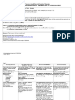 Unit Plan Matrix Math Geometry