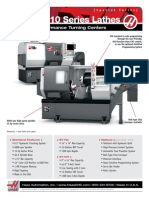 Especificaciones, Torno CNC, ST-10