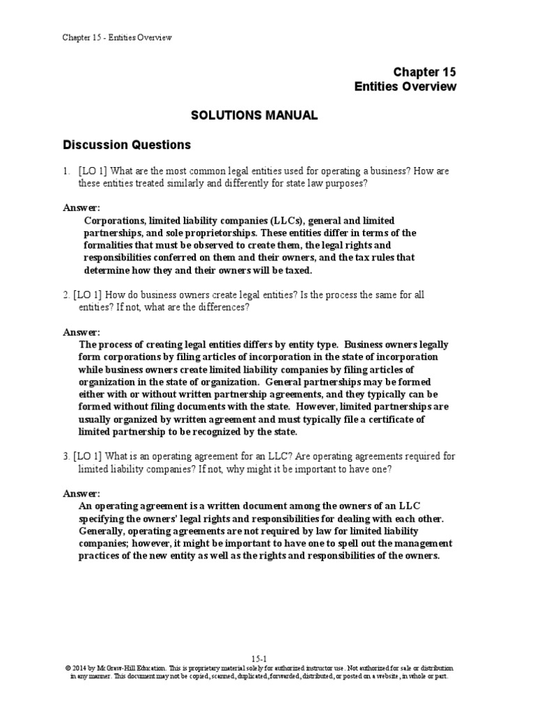 SMChap 015 | PDF | S Corporation | Dividend