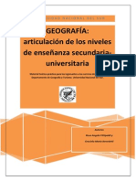 Ingreso Geografia UNS 2015