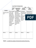 Lesson Plan For Tutoring Sessions Student(s) : - Date: - 4/10