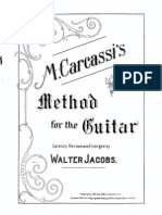 M. Carcassi's Method For The Guitar