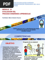 CEPIES Módulo III Evaluación Del PEA PDF