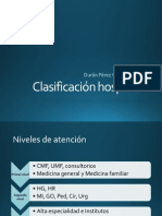 Clasificación Hospitales