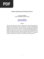 Download Human Capital and Labor Market in Kosovo by artannimani SN26524362 doc pdf