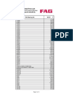 FAG Price List 2013 