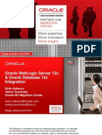 OracleDB12 Integration With OracleWL12c