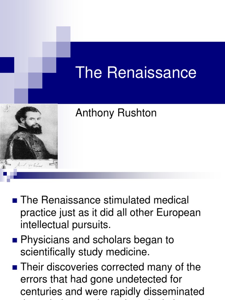 Impact of Renaissance on Medicine | PDF