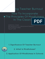 Avoiding Teacher Burnout - Incorporating Mindfulness in The Classroom C Knopf Rall Symposium 2015