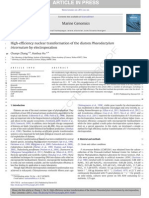 Marine Genomics Volume Issue 2013 (Doi 10.1016/j.margen.2013.10.003) Zhang, Chunye Hu, Hanhua - High-Efficiency Nuclear Transformation of The Diatom Phaeodactylum Tricornutum by Electroporation