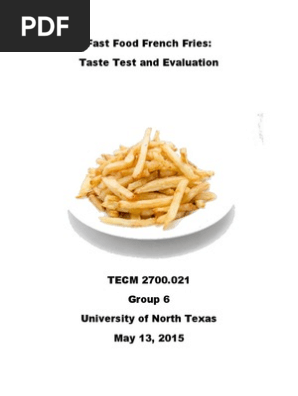 fast food french fries